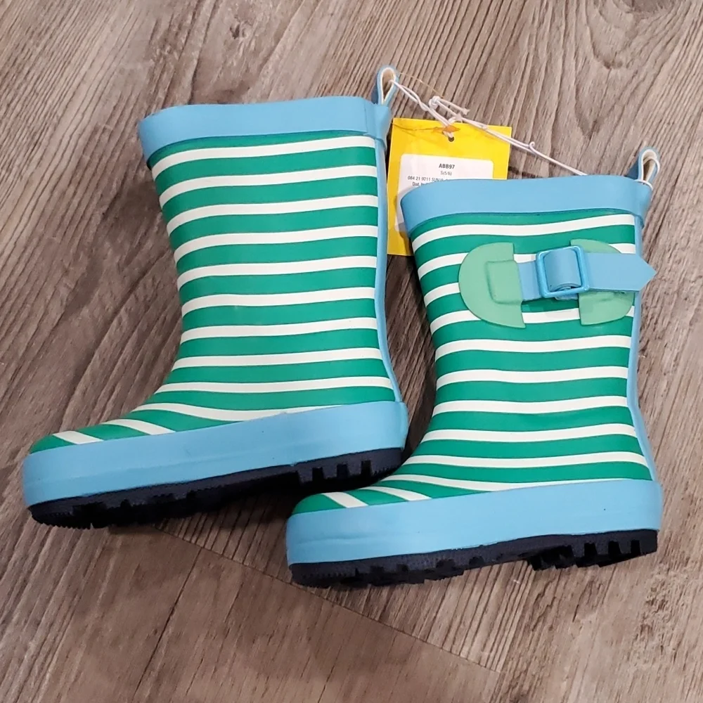 Sun Squad Waterproof Rainboots Size Small  5/6